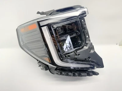 Faro delantero pasajero derecho GMC Sierra 1500 2022-2025 borde negro OEM Foto 1 de 4
