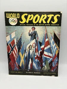 World Sports Magazine Aug 1948 London Olympic Games - SIGNED BY 42 CONTESTANTS - Picture 1 of 22