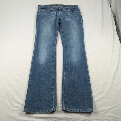American Eagle Jeans Womens 10 Blue Long Skinny Flare Stretch - Image 1 of 4