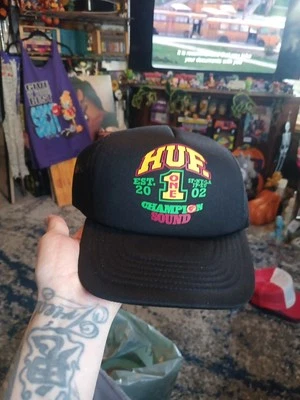 Sombrero de Colección Huf Snapback Sonido Campeón Raro Foto 1 de 4