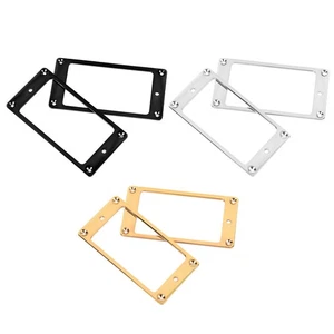 2 Pcs Electric Guitar Pickup Frame Guitar Replacement Metal Humbucker Pickup - Picture 1 of 21