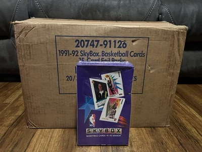 91-92 Skybox NBA Basketball Sealed Box New David Robinson Patrick Ewing Cover - Image 1 of 4