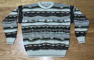 VINTAGE JT Beckett Pullover Erwachsene X-Large Outdoors Pullover Stehkragen 80er Jahre Herren - Bild 1 von 17