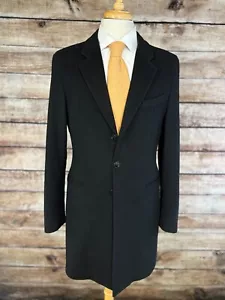 Emporio Armani Wool Cashmere Overcoat Size 40 Jude Line - Picture 1 of 12