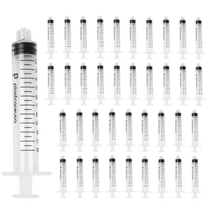 50 12ml 12cc Luer Lock Disposable Syringes (Non Sterile) Saline Oral Medicine - Picture 1 of 6
