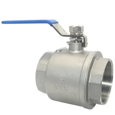 US STOCK 3" 3 in NPT Threaded Full Port Ball Valve Stainless Steel SS 316 - Image 1 of 4