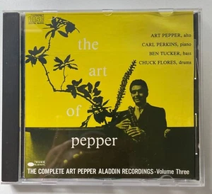 Art Pepper : The Art Of Pepper Vol. 3 (CD 1988 Blue Note) Disc *Like New* - Picture 1 of 3