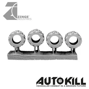 Neumáticos militares Zinge Industries AutoKill Gaslands escala 20 mm diapositiva 13 mm S-WHE28 - Imagen 1 de 2