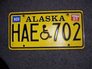 Targa handicap Alaska 1993 AK 93 (s) - Foto 1 di 1