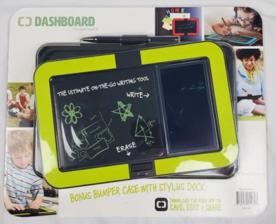 Dashboard By Boogie Board Bonus Bumper Case Stylus Dock LCD Writing Pad USA NEW - Image 1 of 4