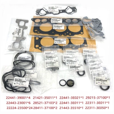 Engine Overhaul Gaskets Seals Kit For Hyundai Santa Fe Tucson Kia Optima 2.7L - Image 1 of 4