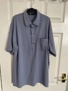 Mens Gabicci Polo shirt. Blue Size L. Pocket. Great condition. - Picture 1 of 6