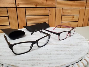 2 Lantis OPTICAL Vollrand Brillengestell L6016 53-17-135 Lavendel/Schwarz - Bild 1 von 9