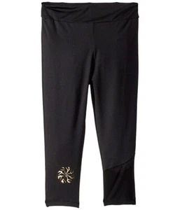 Flo Dancewear 249988 Girl Active Capri Leggings Black Size 10 - Picture 1 of 2