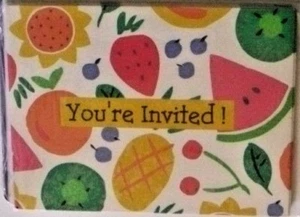 PACK DE 8 TARJETAS DE INVITACIÓN DE FIESTA PARA CUALQUIER OCASIÓN TE INVITAN C MIS OTROS ARTÍCULOS - Imagen 1 de 3