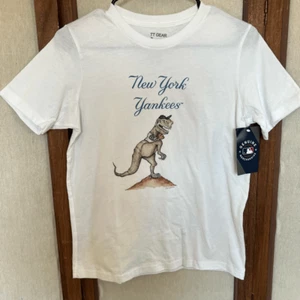 MLB Tiny Turnip NY Yankees T-Rex Graphic T-Shirt - Picture 1 of 7