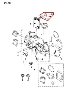 04596103 4596103 Heater Tube Plate Seal Kit Chrysler CONCORDE LHS NEW YORKER NEW - Picture 1 of 2