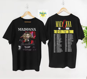 Madonna 2024 Tour T-shirt Celebration S-3xl rare musique unisexe fans fan reine