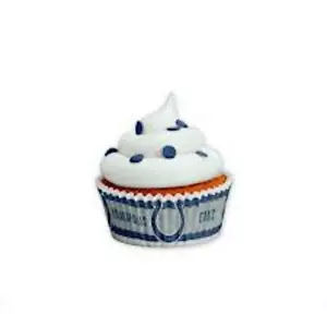 Paquete de 50 tazas para hornear cupcakes Indianapolis Colts NFL puerta trasera cocina de fiesta - Imagen 1 de 1