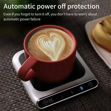 Mug Warmer USB Cup Heater Desktop Heating Coaster per caffè latte tè 3 temp