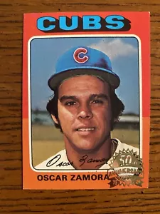 2024 Topps Heritage 1975 Topps Originals Buybacks Oscar Zamora 604 - Imagen 1 de 2