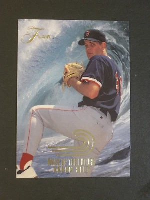 1993 FLAIR WAVE OF THE FUTURE AARON SELE BOSTON RED SOX INSERT CARD #16!!!!!! - Image 1 of 2