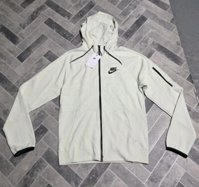 Sudadera con capucha Nike Tech Fleece Windrunner Sea Glass verde claro negra DD5284-020 para hombre Foto 1 de 4