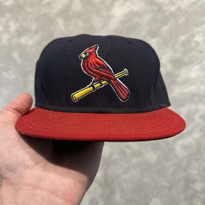 St. Louis Cardinals Vintage Bird Bat New Era Fitted Hat 7 3/4 - Image 1 of 4