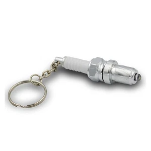 LED Key Chain Casual Keychain Adds Sporty Style to Your Keys Silver Color - Afbeelding 1 van 12