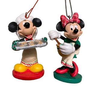 Mickey and Minnie Mouse Affection for Confections Hallmark Keepsake Ornaments - Picture 1 of 8