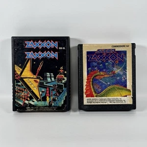 Commodore 64 Zaxxon Zaxxon und Super Zaxxon von Sega Spielkassetten ungetestet - Bild 1 von 23