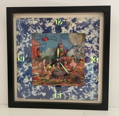Rolling Stones 3D Lenticular Art Album Clock Their Satanic Majesties Request - Image 1 of 4