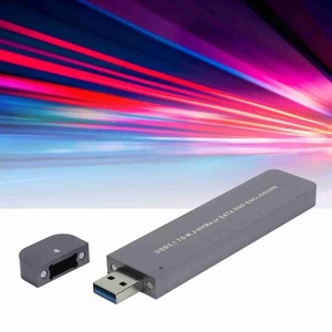 M.2 NVME Hard Drive Enclosure External USB 3.1 To NGFF ToolFree Dual Protoco NEW - Afbeelding 1 van 12