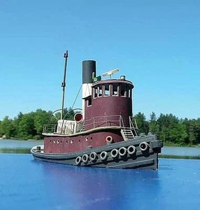 Sylvan Scale Models N2027 N Scale 81' Railroad Tug Boat - Resin Kit Unpainted - Picture 1 of 1