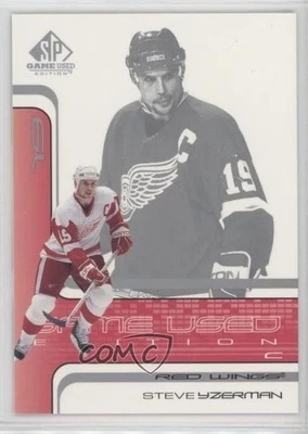 2001-02 SP Game Used Edition Steve Yzerman #18 HOF - Image 1 of 2