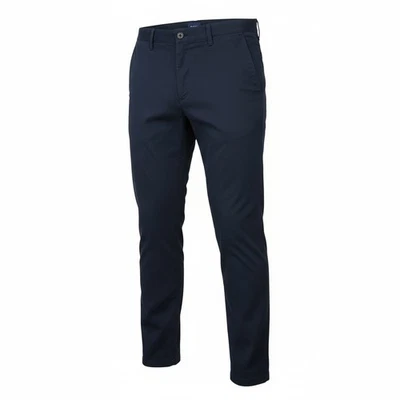Gant Molsey Brushed Dot Chinos Hombre Pantalones W36/L34 Persa Azul Extra Fina - Imagen 1 de 4