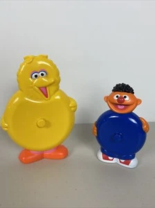 Juego de 2 juguetes apilables Mattel Sesame Street Workshop ""Tummy Time Pals"" 2008 - Imagen 1 de 4