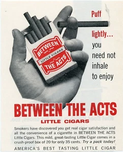 1943 LIFE MAGAZINE ANUNCIO IMPRESO PARA ENTRE ACTOS PEQUEÑOS CIGARROS B5 - Imagen 1 de 2