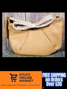 Tan Faux Leather Purse - New without tags - Picture 1 of 10