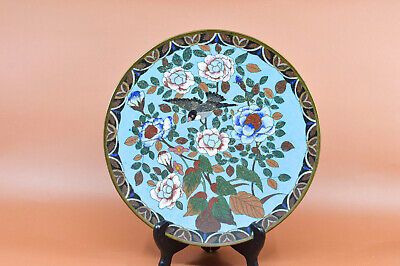 Antique, Japanese. Cloisonne, Plate, 9.75 Inches Wide • 87.50$