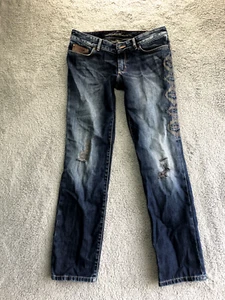 Eddie Bauer Modern fit, Straight leg shape, size 6 distressed - Picture 1 of 11