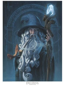 Weta Mini Epic Gandalf The Grey Paper Giclée VanderStelt Ltd Ed 99/2000 LOTR - Foto 1 di 1