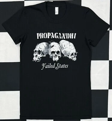 Nueva Camiseta Oficial Mercancía Propagandhi Estados Fallidos Estampado Gráfico Damas (S) Foto 1 de 2