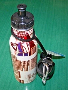 BIOS H2O Stainless Steel WATER BOTTLE - BPA Free 20 oz / 600 mL - Newspaper - Picture 1 of 9