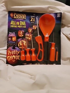 Kit de fiesta tallado todo en uno Pumpkin Masters 21 piezas Halloween - Imagen 1 de 6