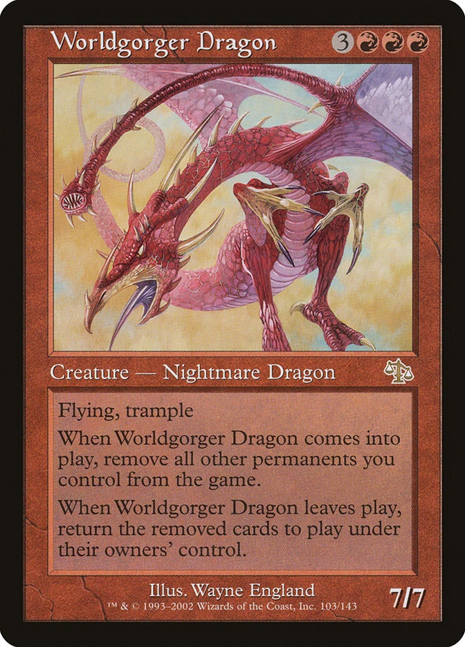 Worldgorger Dragon Judgment - Lightly Played Foil - Image 1 of 1