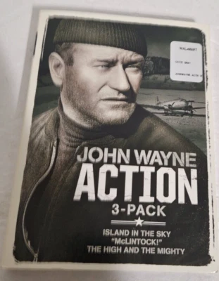 John Wayne Action 3-Pack DVD McLintock Island in the Sky The High and the Mighty - Image 1 of 4