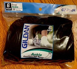 Gildan Boy’s Ankle Socks, size 3-9 - Picture 1 of 1