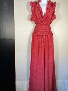 Damen Gr. L Max Studio Pullover rot & weiß Gummibund edel - Bild 1 von 11