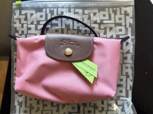 LONGCHAMP Le pliage Mini Bag Pouch In Quimauve - Picture 1 of 4